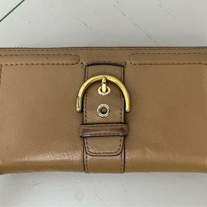 Beige Coach Wallet